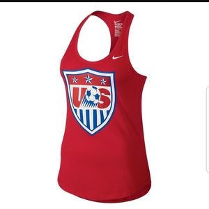 Nike USA Racerback Tank Size Small